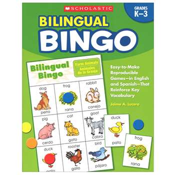 Bilingual Bingo By Scholastic Books Trade