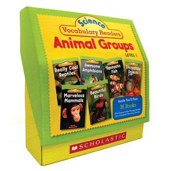 Science Vocabulary Readers Set Animal Groups, SC-9780545149204