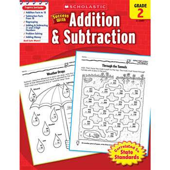 Scholastic Success With Addition & Subtraction Gr 2 By Scholastic Books Trade