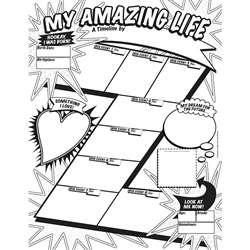 My Timeline Gr 3-6 Graphic Organizer Posters By Scholastic Books Trade