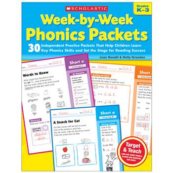 Week By Week Phonics Packets, SC-9780545223041