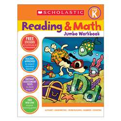 Reading & Math Jumbo Workbk Gr Prek, SC-978598