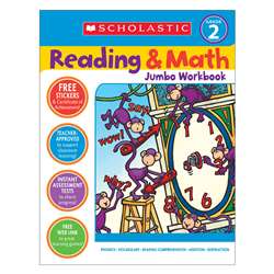 Reading & Math Jumbo Workbk Grade 2, SC-978601