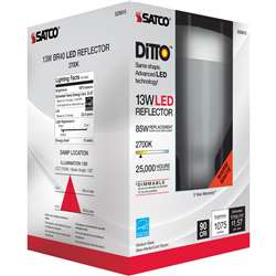 Satco 13W BR40 LED 2700K Bulb - SDNS29615