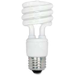 Satco 13-watt Fluorescent T2 Spiral CFL Bulb - SDNS6235