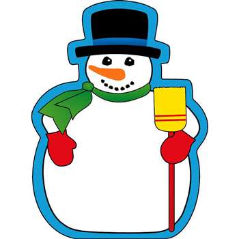 Notepad Large Snowman By Shapes Etc