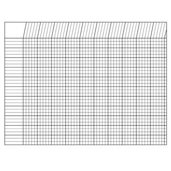 Incentive Chart Horizontal White 28 X 22 By Shapes Etc