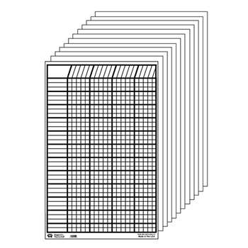 Small Incentive Chart Set White, SE-359