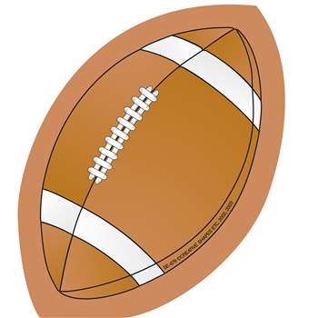 Creative Shapes Notepad Football Mini By Creative Shapes Etc