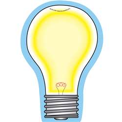 Creative Shapes Notepad Light Bulb Large By Creative Shapes Etc