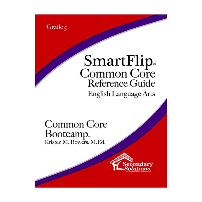 Smartflip Gr 5 Common Core Ref Guide For Ela Commo, SECCCSF5