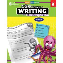 180 Days Of Writing Gr K Spanish, SEP125253