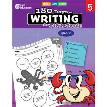 180 Days Of Writing Gr 5 Spanish, SEP126830