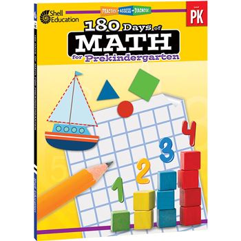 180 Days Of Math Grade Prek, SEP127443