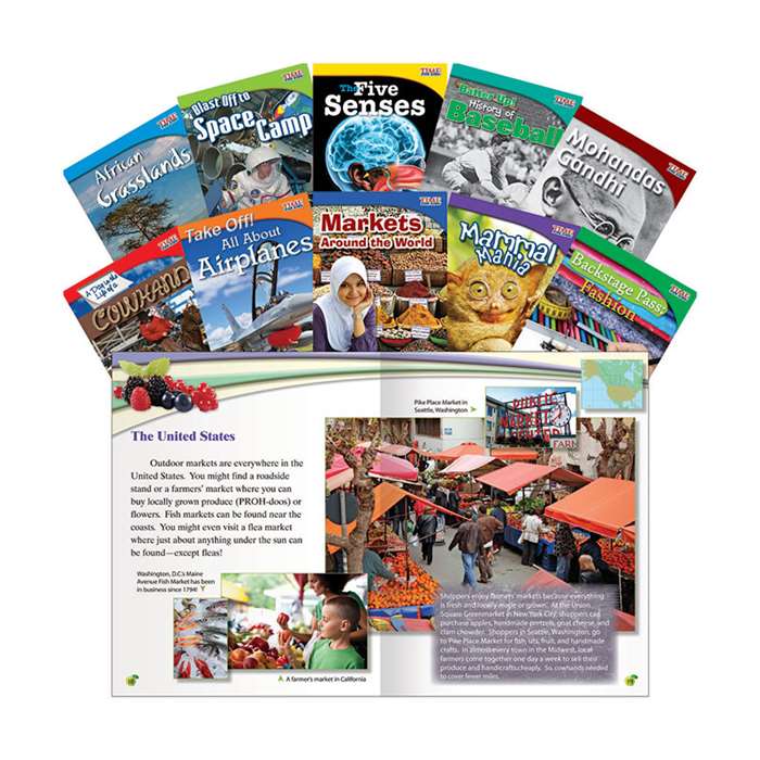 Time For Kids Gr 3 Set 1 10 Book Set English, SEP16107