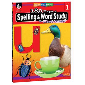 180 Days Spelling & Word Study Gr 1, SEP28629