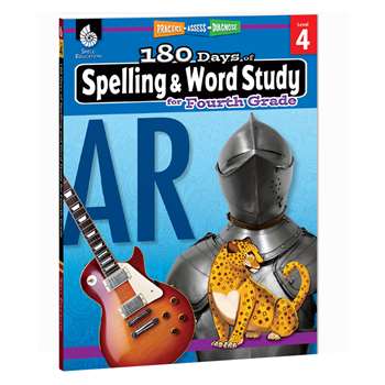 180 Days Spelling & Word Study Gr 4, SEP28632