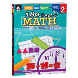 180 Days Of Math Gr 2 By Shell Education