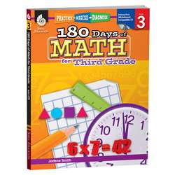 180 Days Of Math Gr 3 By Shell Education