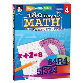 180 Days Of Math Gr 4 By Shell Education