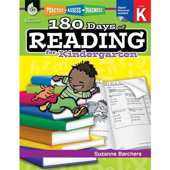 180 Days Of Reading Book For Kindergarten By Shell Education