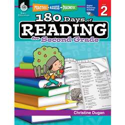 180 Days Of Reading Book For Second Grade By Shell Education