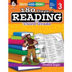 180 Days Of Reading Book For Third Grade By Shell Education