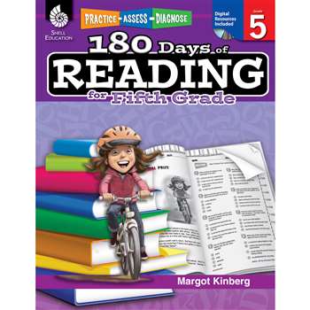 180 Days Of Reading Book For Fifth Grade By Shell Education
