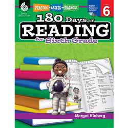 180 Days Of Reading Book For Sixth Grade By Shell Education