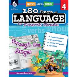 180 Days Of Language Gr 4, SEP51169