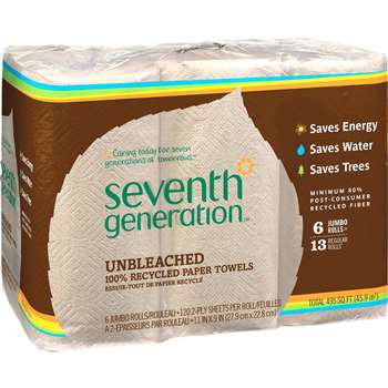 Seventh Generation 100% Recycled Paper Towels - SEV13737