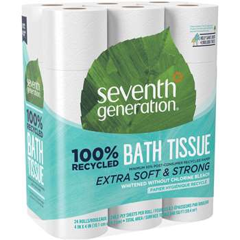 Seventh Generation 100% Recycled Bathroom Tissue - SEV13738