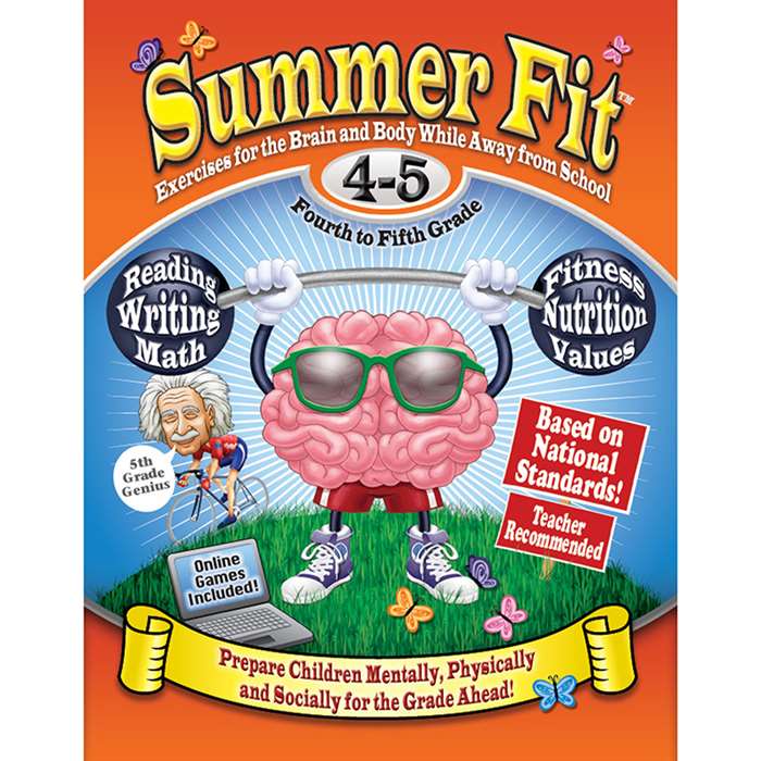 Summer Fit Gr 4-5 Exercises For The Brain And Body By Summer Fit Learning