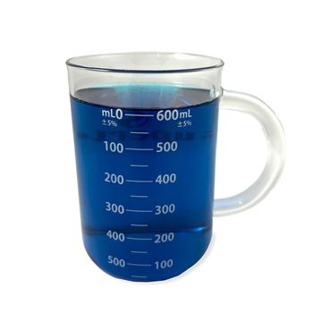 BEAKER MUG GLASS 600ML - SKF151060600SP