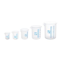 BEAKERS SET OF 5 POLYPROPYLENE - SKFCH10160