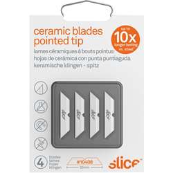 Slice Pointed Tip Ceramic Cutter Blades - SLI10408