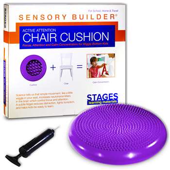 Active Attention Chair Cushion Prpl Sensory Builde, SLM2103
