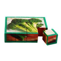 Vegetables Cube Puzzle By Stages Learning Materials