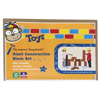 Imagibricks Giant Building Construction Blocks 24/Set By Smart Monkey