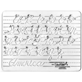 Template Cursive Uppercase 1 Letters By School Rite