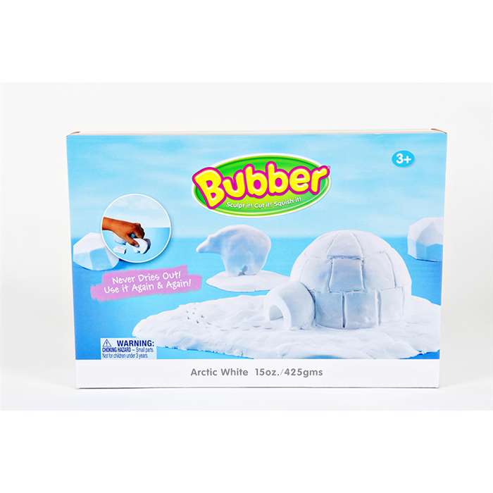 Bubber 15 Oz Big Box White Lightweight Modeling Compound By Waba Fun