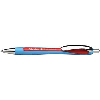 Schneider Red Slider Rave Xb Retractable Ballpoint Pen By Stride