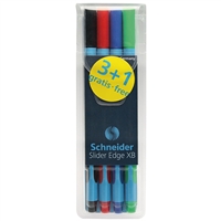 Schneider Slider Edge 4 Colors Xb Ballpoint Pens B, STW152294