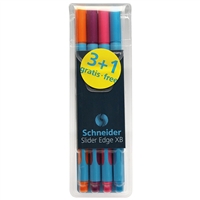 Schneider Slider Edge 4 Colors Xb Ballpoint Pens L, STW152297