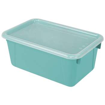 Small Cubby Bin With Cover Teal Classroom, STX62412U06C