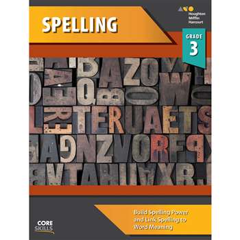 Shop Core Skills Spelling Gr 3 Workbook - Sv-9780544267800 By Houghton Mifflin