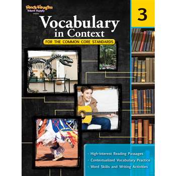 Gr 3 Vocabulary In Context For The Common Core Standards By Houghton Mifflin