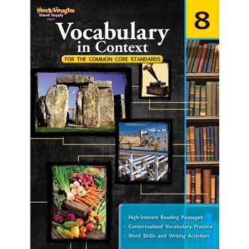 Gr 8 Vocabulary In Context For The Common Core Standards By Houghton Mifflin