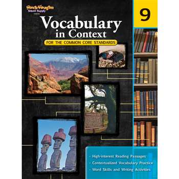 Gr 9 Vocabulary In Context For The Common Core Standards By Houghton Mifflin