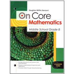 On Core Mathematics Bundles Gr 8 By Houghton Mifflin